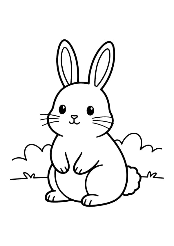 Bunny coloring pages