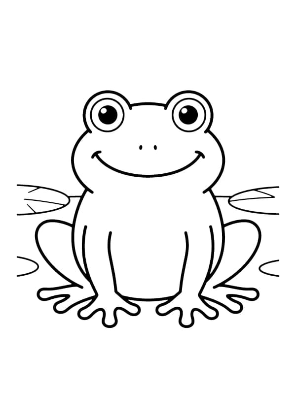 Frog coloring pages
