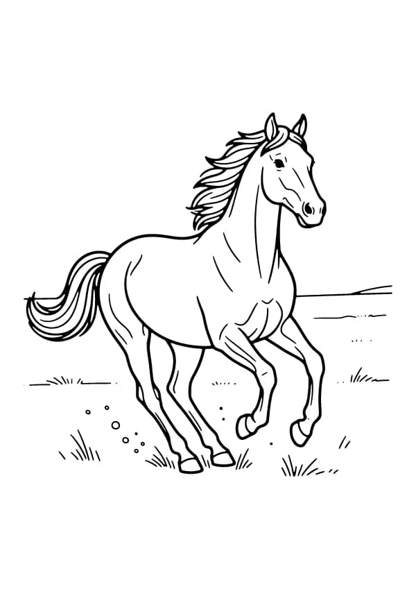 Horse coloring pages