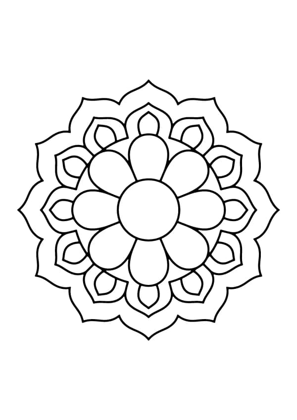 Mandala coloring pages