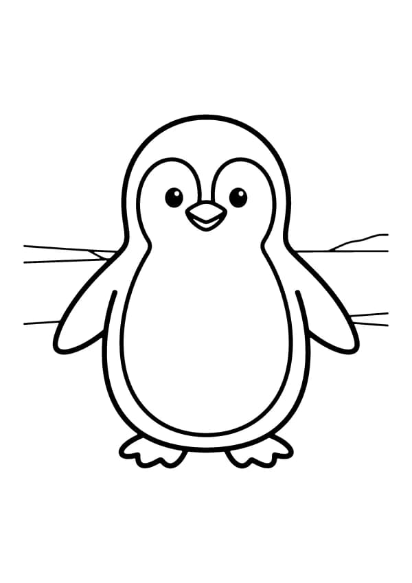 Penguin coloring pages