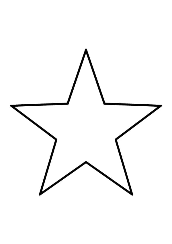 Star coloring pages