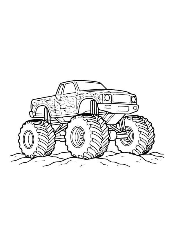 Truck coloring pages