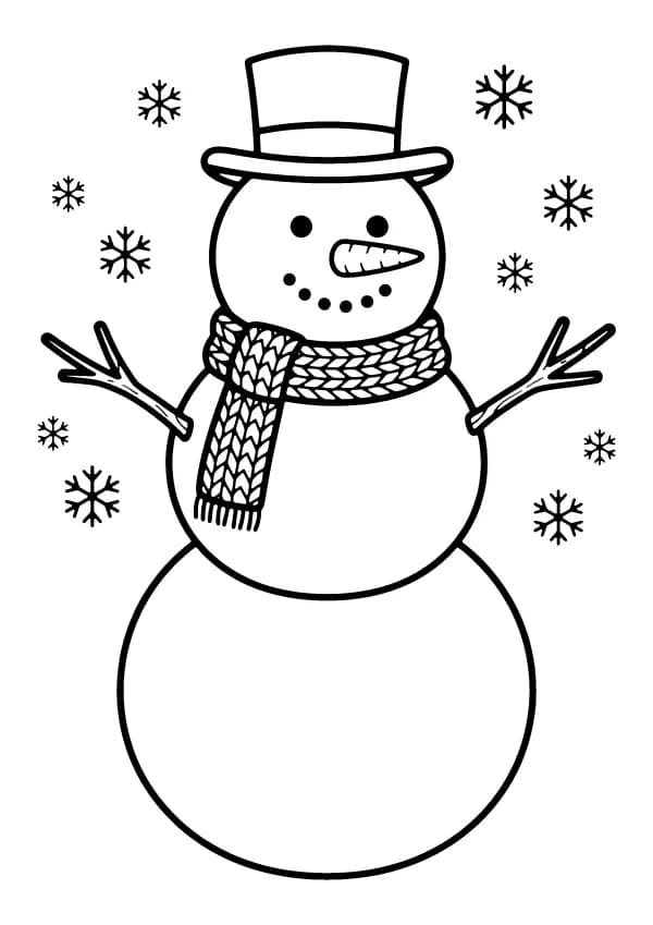 Winter coloring pages