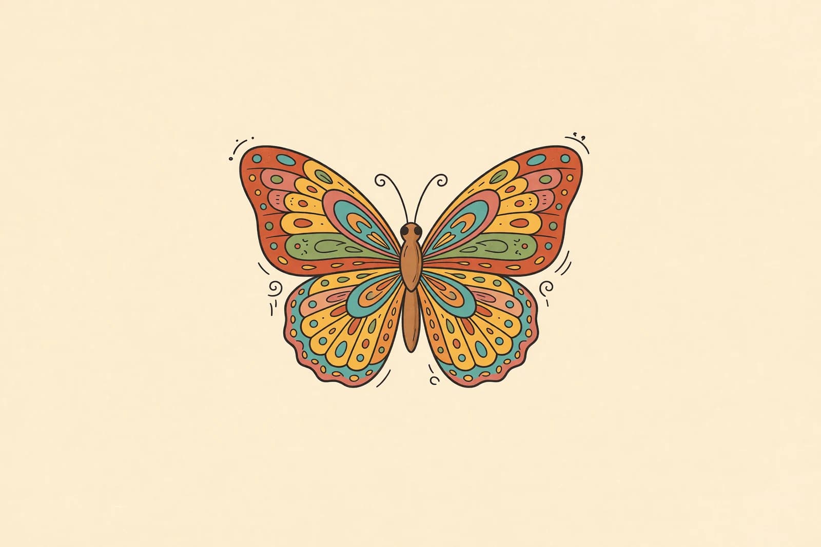 Illustration for How to Draw a Butterfly (Easy Step-by-Step)