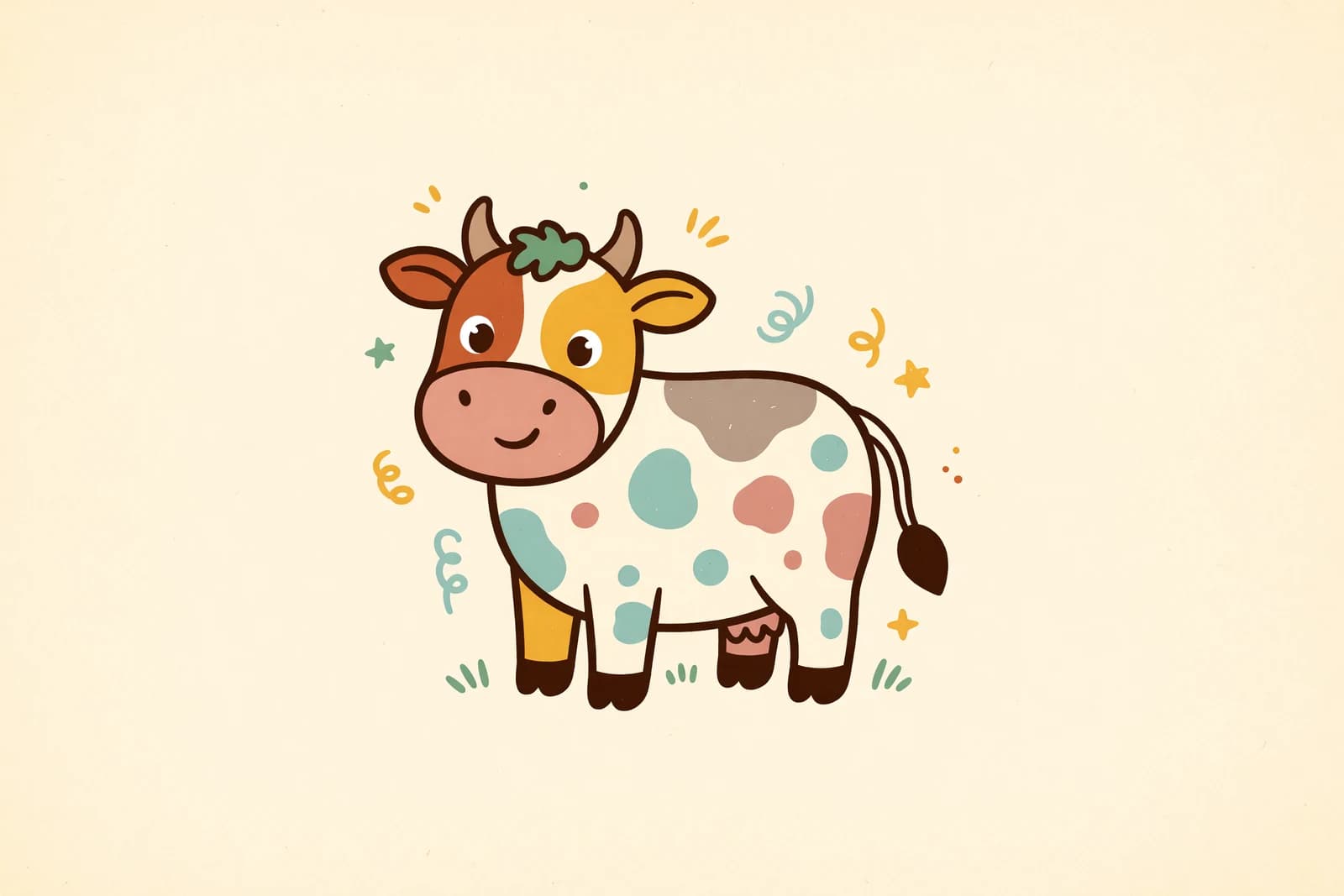 Illustration for How to Draw a Cow (Easy Step-by-Step Guide)