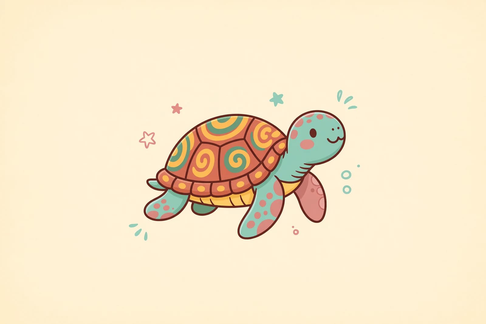 Illustration for How to Draw a Turtle (Easy Step-by-Step Guide)